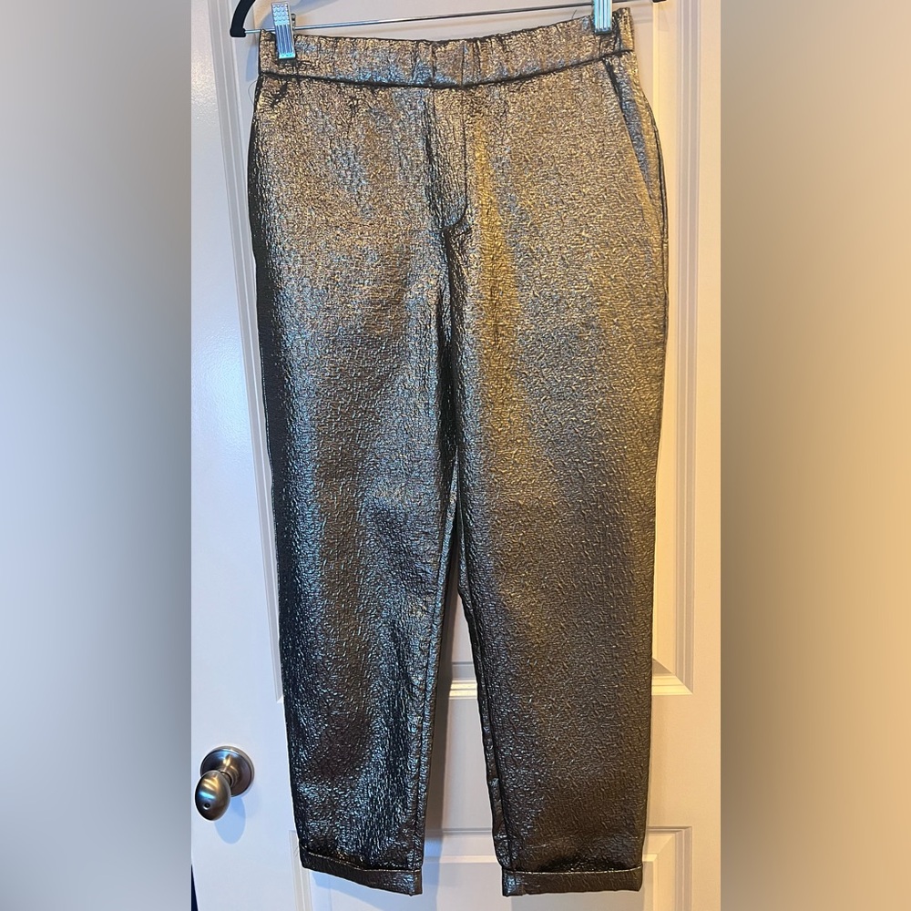 Zara Gold Pants. Size Medium.
